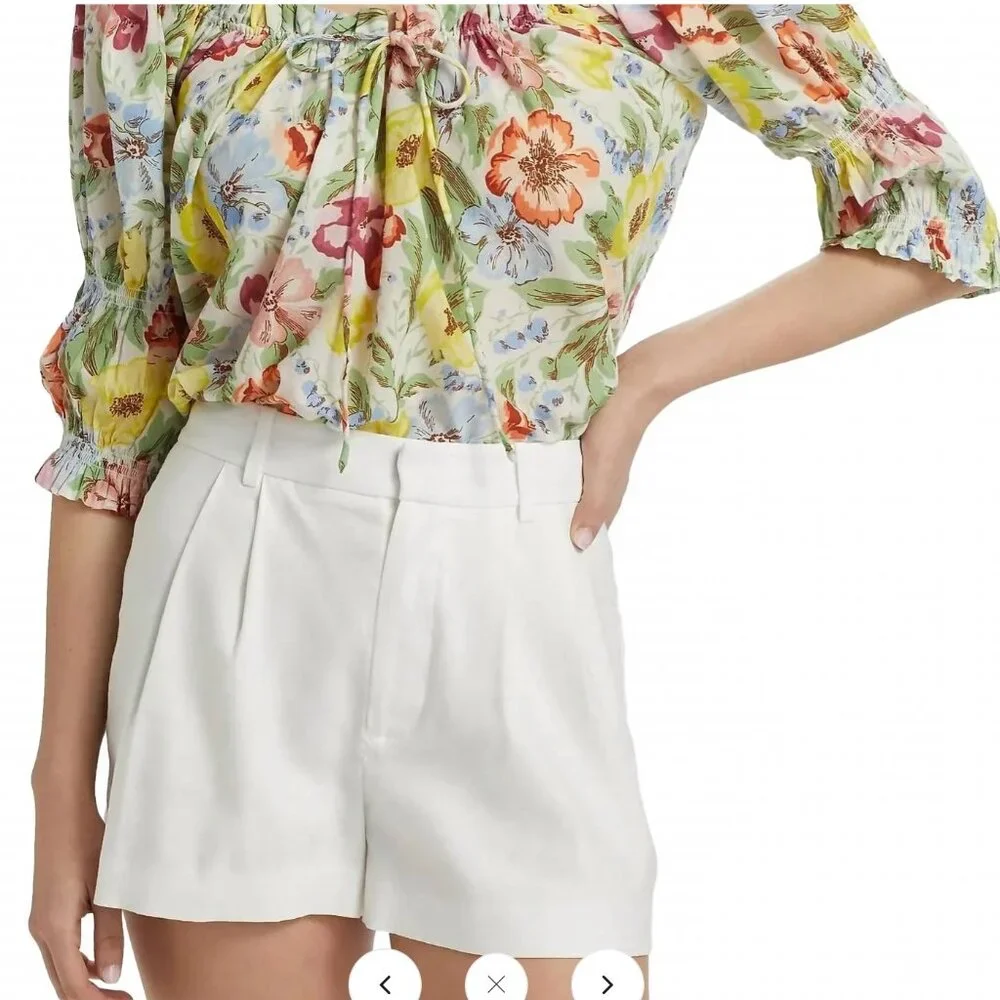 Doen Inez Floral Cotton Top - Sz L NWT - Picture 4 of 7